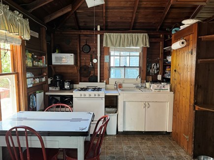 Brewster  Cape Cod vacation rental - The kitchen is partially equipped. There is no dishwasher.