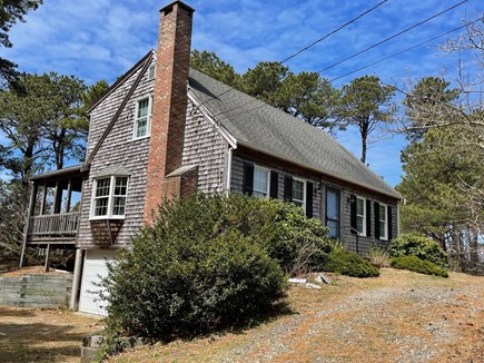 Eastham Cape Cod vacation rental - Circular driveway, ample parking, and wonderful screen porch.