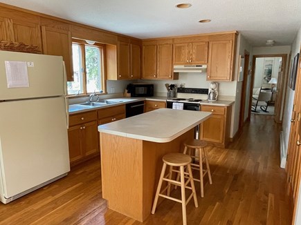 Eastham Cape Cod vacation rental - Kitchen with island and ample counter space.