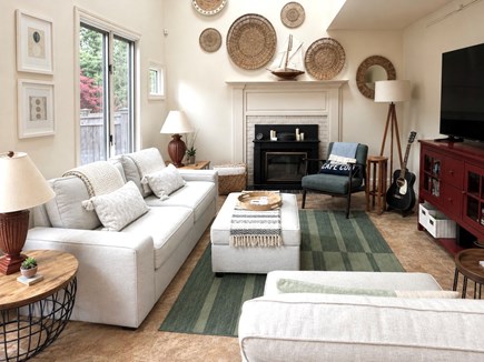 Eastham Cape Cod vacation rental - Living Room with FireTV, Gretch acoustic guitar