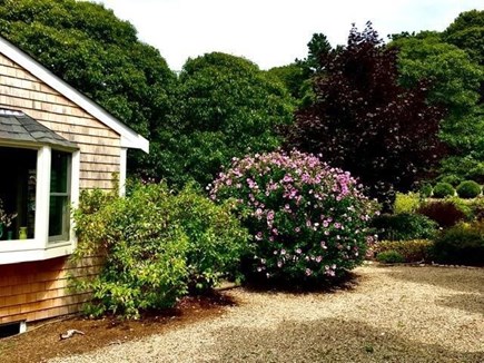 Truro Cape Cod vacation rental - Exterior sunroom / dining rm, across walkway from outdoor shower