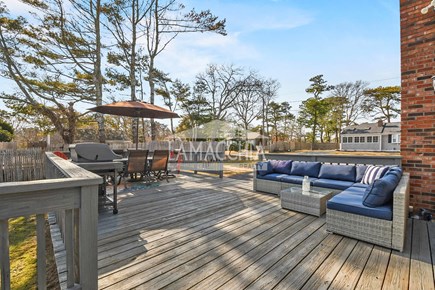 Dennis Port Cape Cod vacation rental - Deck w/Dining & Living Space
