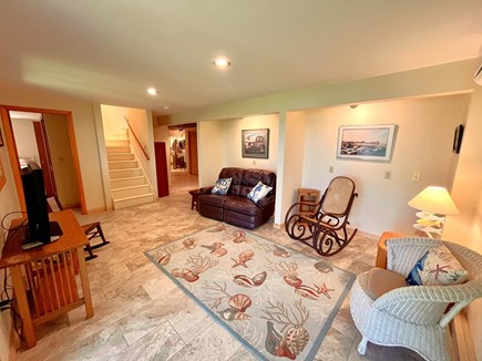 Orleans Cape Cod vacation rental - Walk out lower level with tv area