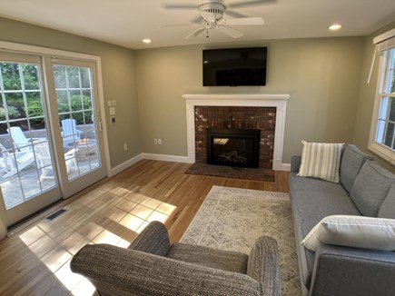 East Falmouth Cape Cod vacation rental - Fireplaced Living Area