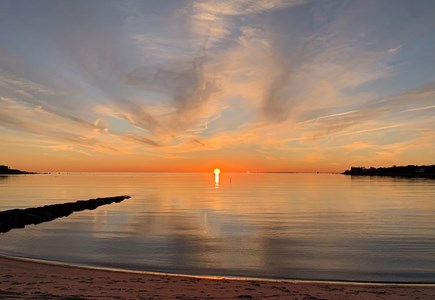Falmouth, New Silver Beach Cape Cod vacation rental - Short walk to view spectacular sunsets and bask in warm water.