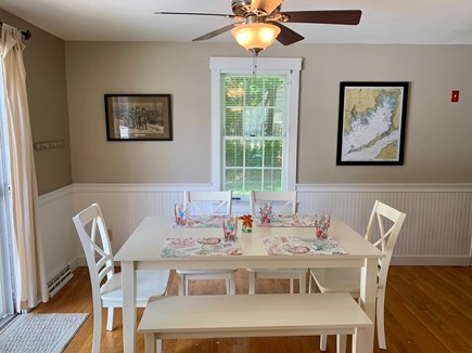 Falmouth, New Silver Beach Cape Cod vacation rental - Enjoy a cup of coffee on patio right off the kitchen sliders!