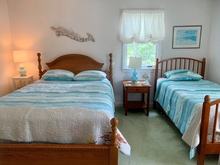Falmouth, New Silver Beach Cape Cod vacation rental - Relax in comfortable queen and twin beds in the Mermaid Room.