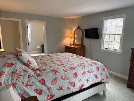 Falmouth, New Silver Beach Cape Cod vacation rental - Master BR has 2 bureaus, Smart TV, and nice breeze from 3 windows