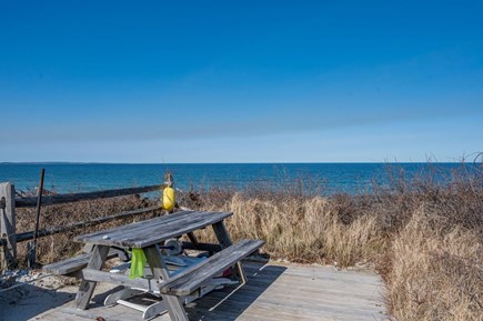 East Sandwich Cape Cod vacation rental - Picnic table for more seating outdoors