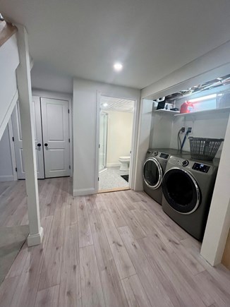 Dennis Cape Cod vacation rental - Basement. Washer and dryer and bathroom