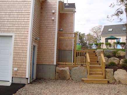 Harwich Port Cape Cod vacation rental - Stairs leading up to the main entrance