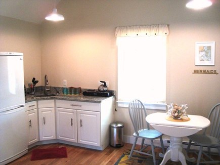 Harwich Port Cape Cod vacation rental - Studio space - kitchen and dining seating