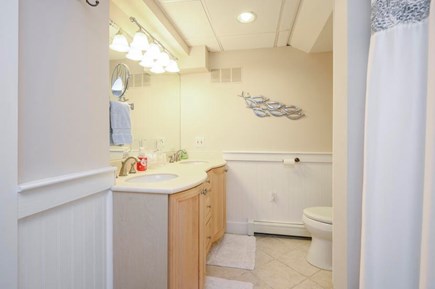 Orleans Cape Cod vacation rental - Downstairs full bathroom with tub/shower