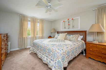 Orleans Cape Cod vacation rental - Up Master Bedroom king bed, new mattress and plenty of storage