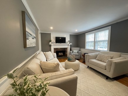 South Dennis Cape Cod vacation rental - Bright and cozy family room with smart TV