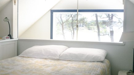 Wellfleet Cape Cod vacation rental - Upstairs bedroom with queen sized bed. Morning light steaming in.