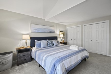 East Falmouth Cape Cod vacation rental - Master Bedroom w/Bath.  King Bed, First Floor