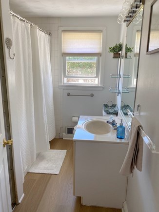 Falmouth Cape Cod vacation rental - Full bathroom with tub and linen closet