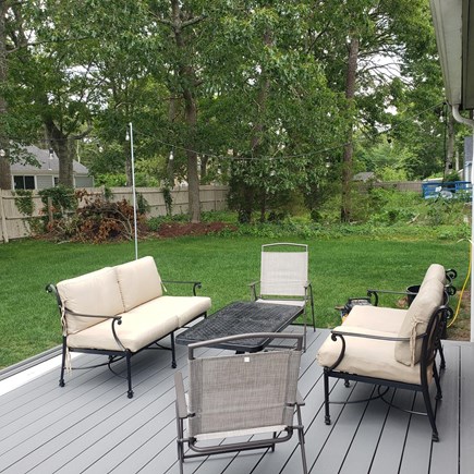 South Yarmouth Cape Cod vacation rental - Deck and yard