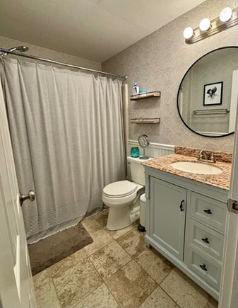 Chatham Cape Cod vacation rental - Ensuite master bathroom with tub/shower