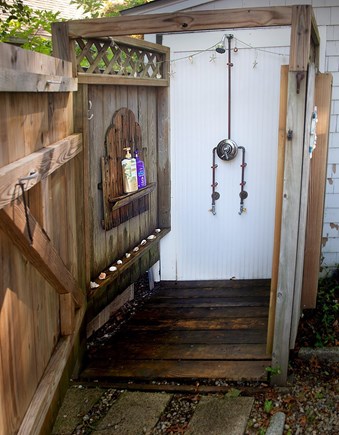 Yarmouth Cape Cod vacation rental - Fun to shower outside and get all the beach sand off.