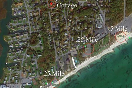 Yarmouth Cape Cod vacation rental - 3 Beaches a 1/4 mile walk from the cottage