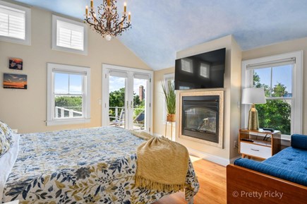 Eastham Cape Cod vacation rental - 2nd Floor primary bedroom king bed & en suite bath.