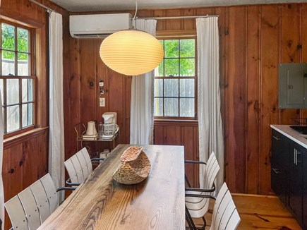 Dennis Port Cape Cod vacation rental - Large dining table with seating for four also presents opportunities for game nights or puzzle construction