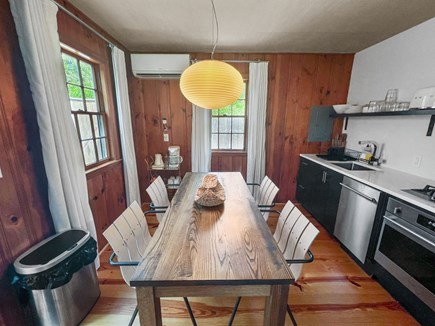 Dennis Port Cape Cod vacation rental - Combined dining and kitchen space offers cozy convenience