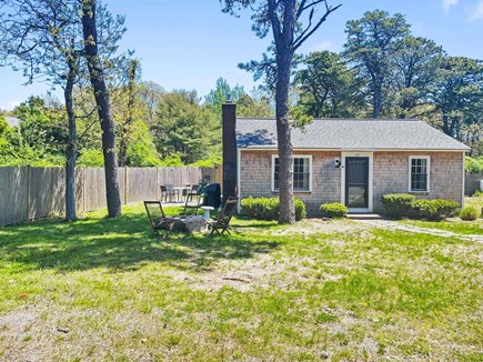 Dennis Port Cape Cod vacation rental - This home is nestled in at the end of the road so enjoys two sides of fencing/privacy