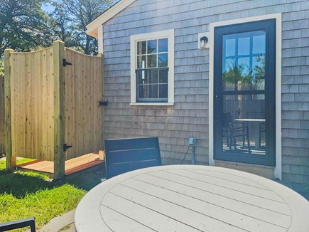 Dennis Port Cape Cod vacation rental - Enjoy your morning cup of coffee or meals alfresco on the patio