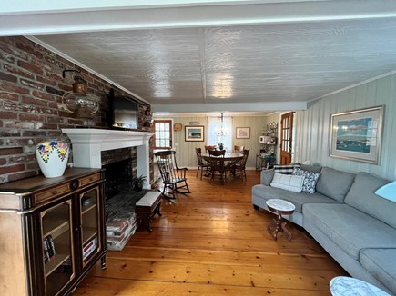 Dennis Cape Cod vacation rental - Living Room into Dining