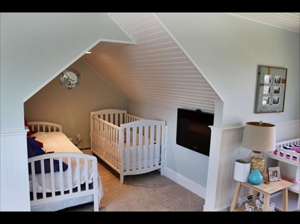 Chatham Cape Cod vacation rental - Nook over the garage with TV on extendable swivel mount
