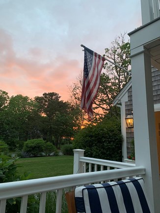 Chatham Cape Cod vacation rental - Tranquil sunsets on the deck.