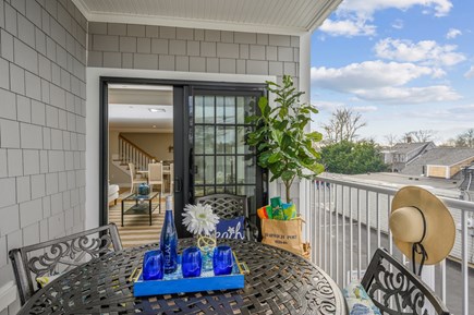 Harwich Port Cape Cod vacation rental - Private balcony off the living room