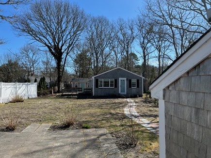 South Yarmouth Cape Cod vacation rental - Fenced in backyard