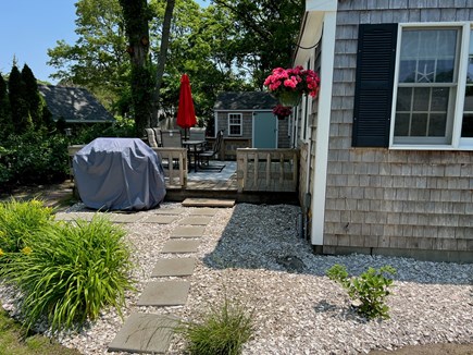 South Yarmouth Cape Cod vacation rental - Deck with patio furniture