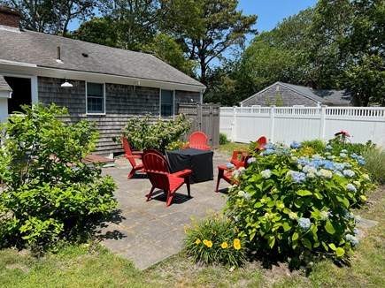 South Yarmouth Cape Cod vacation rental - Patio with gas fire pit