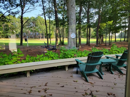 New Seabury Cape Cod vacation rental - Large deck over looks gold course