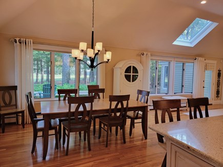 New Seabury Cape Cod vacation rental - Dining table and Breakfast bar sits 10