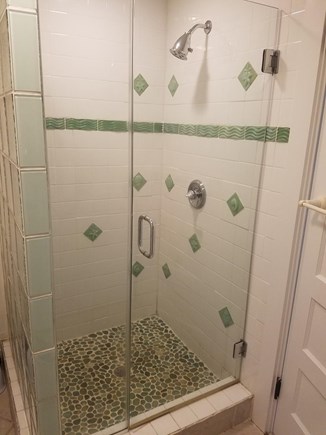 East Dennis Cape Cod vacation rental - Shower in downstairs bath main house