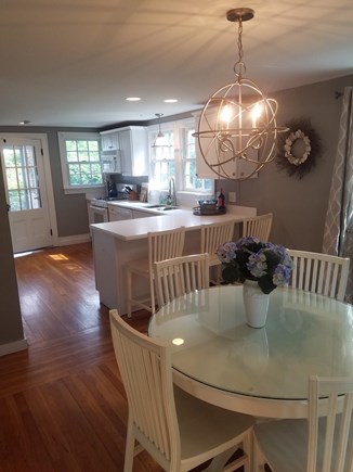 East Dennis Cape Cod vacation rental - Kitchen and dining area