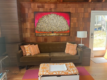 Wellfleet Cape Cod vacation rental - Living room, front door