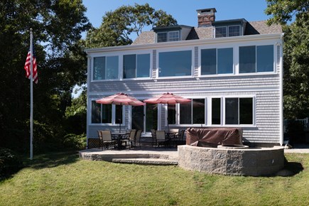 South Plymouth MA vacation rental - Facing ocean, hot tub, fire pit, porches