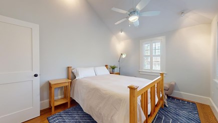 Provincetown Cape Cod vacation rental - Blue room with queen bed