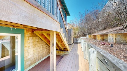Provincetown Cape Cod vacation rental - Back patio with outdoor shower