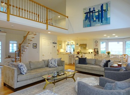 Between Falmouth &Woods Hole Cape Cod vacation rental - Home has a wonderful open floor plan - living, dining, kitchen