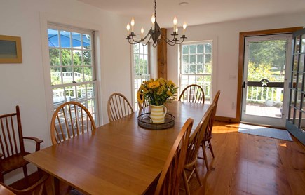Brewster Cape Cod vacation rental - The dining area is just off the kitchen.