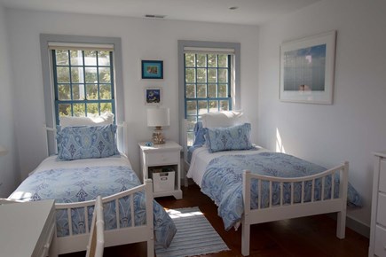 Brewster Cape Cod vacation rental - Upstairs guest bedroom outfitted with two comfy twin beds.