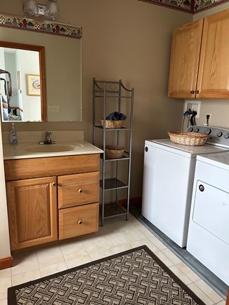 South Yarmouth Cape Cod vacation rental - Laundry room with 1/2 bath